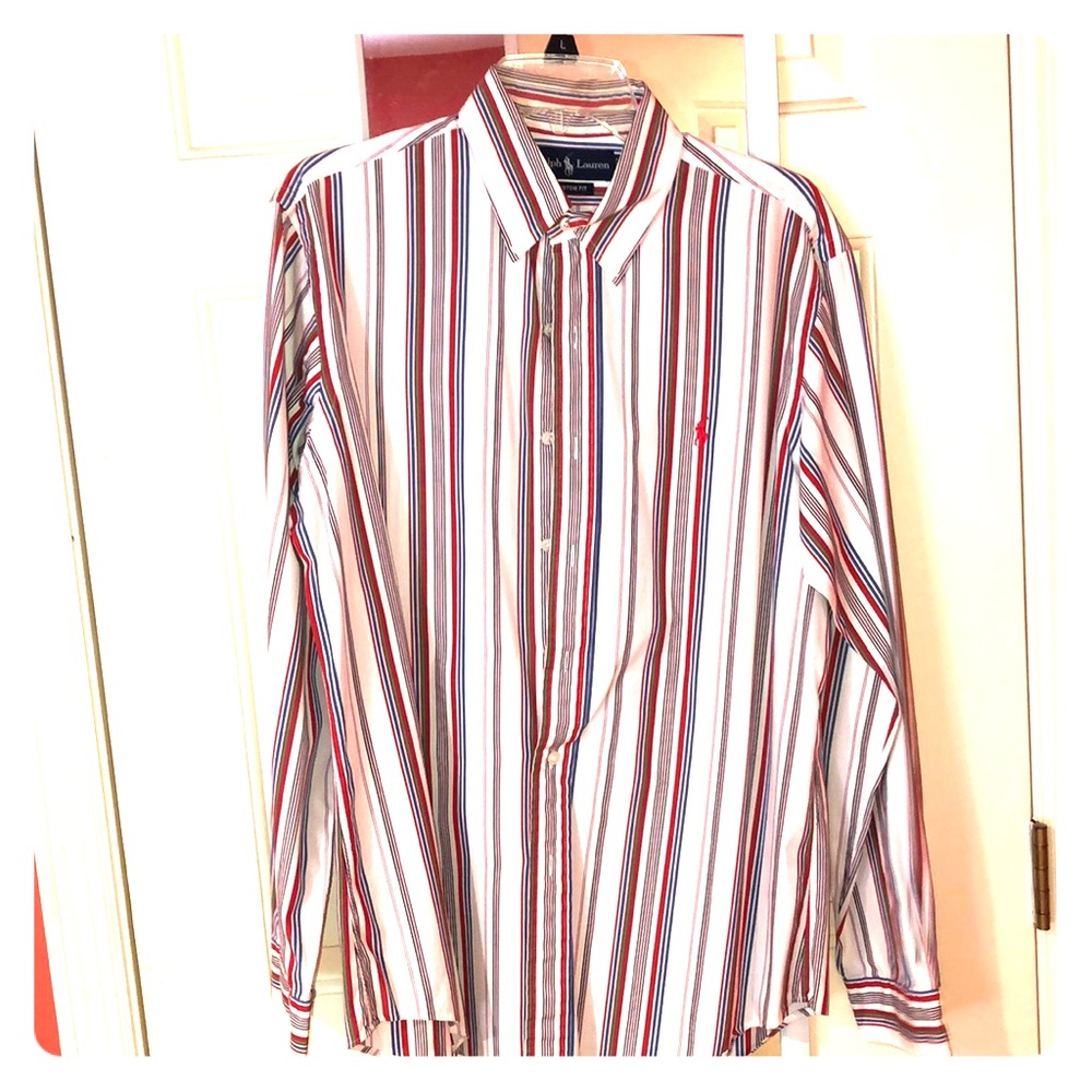 Polo Ralph Lauren boys 16 button down dress shirt